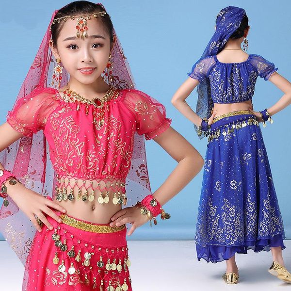children belly dance costume girl dress bollywood belly dance 4pcs/set performance kids with coins accessories, Black;red
children belly dance costume girl dress bollywood belly dance 4pcs/set performance kids with coins accessories, Black;red