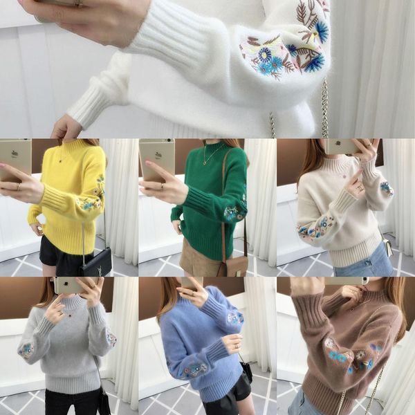 crew neck pullover embroidery embroidery pullover embroidered t-shirt for women 2020 autumn winter new style sleeve embroidered long sleeve, White;black
crew neck pullover embroidery embroidery pullover embroidered t-shirt for women 2020 autumn winter new style sleeve embroidered long sleeve, White;black