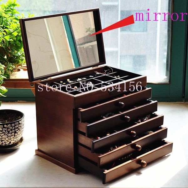 upgraded version wood jewelry box storage gift display box jewelry lagre gift packaging casket marriage, Pink;blue
upgraded version wood jewelry box storage gift display box jewelry lagre gift packaging casket marriage, Pink;blue