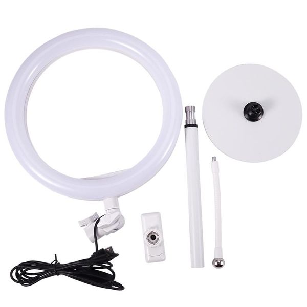 10-дюймового led ring light 5v 8w 3800-6800k фото диммируемого сеого кольцо свет video live макияж лампа + держатель телефона usb plug
10-дюймового led ring light 5v 8w 3800-6800k фото диммируемого сеого кольцо свет video live макияж лампа + держатель телефона usb plug