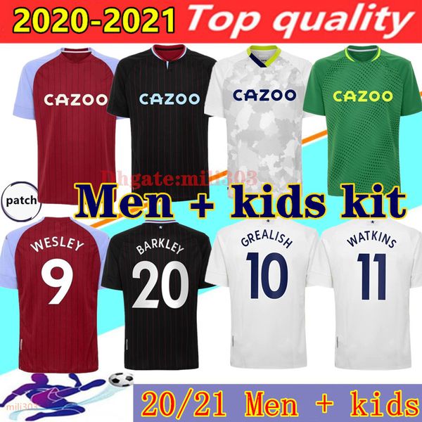 20 21 aston villa soccer jersey 2020 2021 wesley mcginn hourihane kodjia m.trezeguet el ghazi mings football shirt men + kids kit uniforms, Black
20 21 aston villa soccer jersey 2020 2021 wesley mcginn hourihane kodjia m.trezeguet el ghazi mings football shirt men + kids kit uniforms, Black