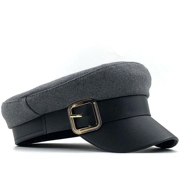 berets gorras metal buckle woolen octagonal hat fashion all-match leather pu navy outdoor beret boinas para mujer boina hombre 2021, Blue;gray
berets gorras metal buckle woolen octagonal hat fashion all-match leather pu navy outdoor beret boinas para mujer boina hombre 2021, Blue;gray