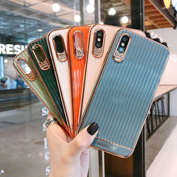 phone suitable for 11promax electroplated mobile 8p stripe soft xs trunk package protective case
phone suitable for 11promax electroplated mobile 8p stripe soft xs trunk package protective case