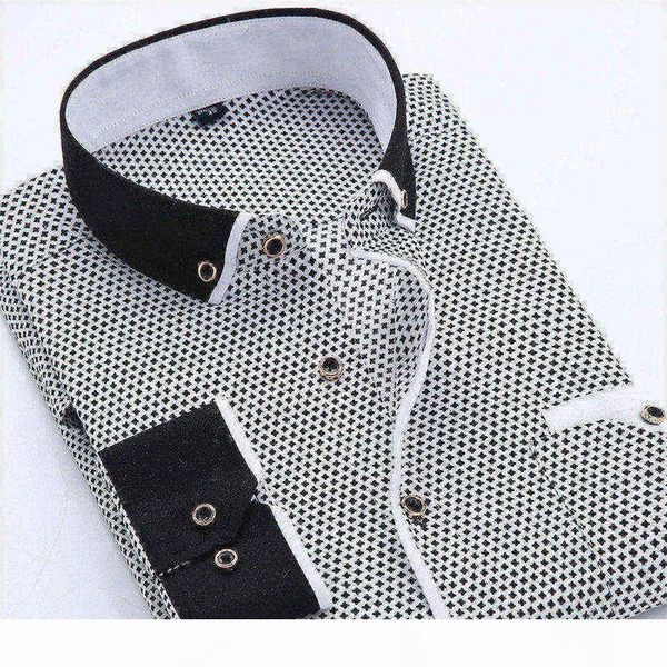 mens dress shirts designer casual slim fit long sleeve business shirt male dot print autumn formal cotton shirts men new brand, White;black
mens dress shirts designer casual slim fit long sleeve business shirt male dot print autumn formal cotton shirts men new brand, White;black