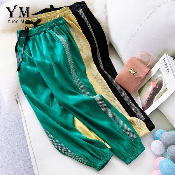 women's pants & capris yuoomuoo good quality comfy harem women 2021 korean summer black pink satin -drilled hip hop trousers sweatpants, Black;white
women's pants & capris yuoomuoo good quality comfy harem women 2021 korean summer black pink satin -drilled hip hop trousers sweatpants, Black;white