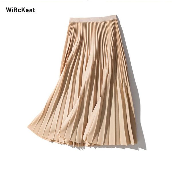 skirts wirckeat autumn winter women pleated skirt midi high waist for elegant 2021 a-line school long female, Black
skirts wirckeat autumn winter women pleated skirt midi high waist for elegant 2021 a-line school long female, Black