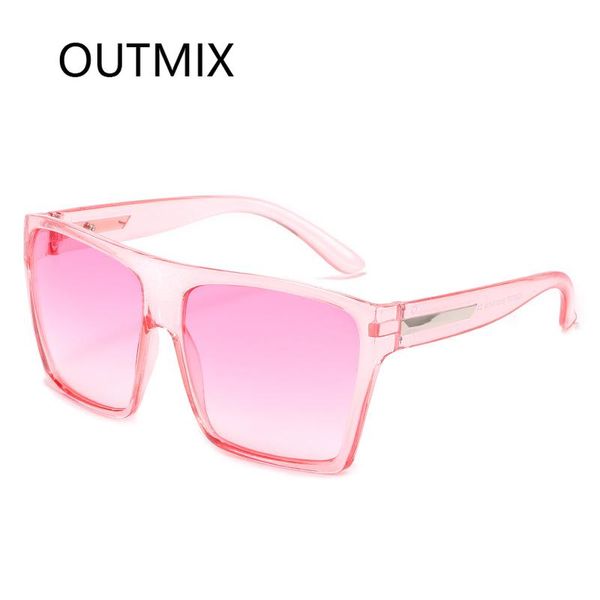 OUTMIX Women Oversized Luxury Sunglasses Ladies Fashion Black Big Frame Square Sun Glasses Female Vintage Shades UV400 Eyewears, White;black
OUTMIX Women Oversized Luxury Sunglasses Ladies Fashion Black Big Frame Square Sun Glasses Female Vintage Shades UV400 Eyewears, White;black