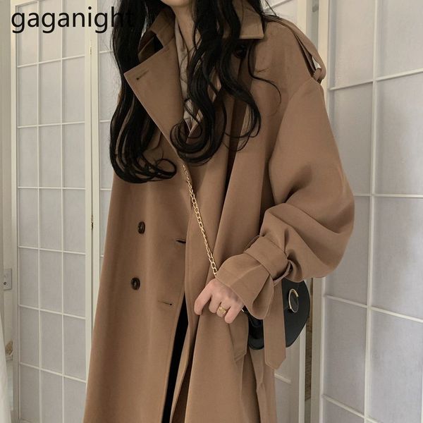 gaganight elegant women trench solid fashion office lady vintage long coat single breasted chic korean outwear trenches 2020 1031, Tan;black
gaganight elegant women trench solid fashion office lady vintage long coat single breasted chic korean outwear trenches 2020 1031, Tan;black