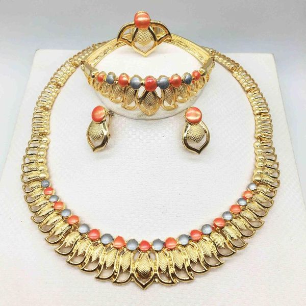 bridal gift nigerian wedding african beads jewelry set brand woman fashion dubai gold color jewelry set wholesale design, Silver
bridal gift nigerian wedding african beads jewelry set brand woman fashion dubai gold color jewelry set wholesale design, Silver