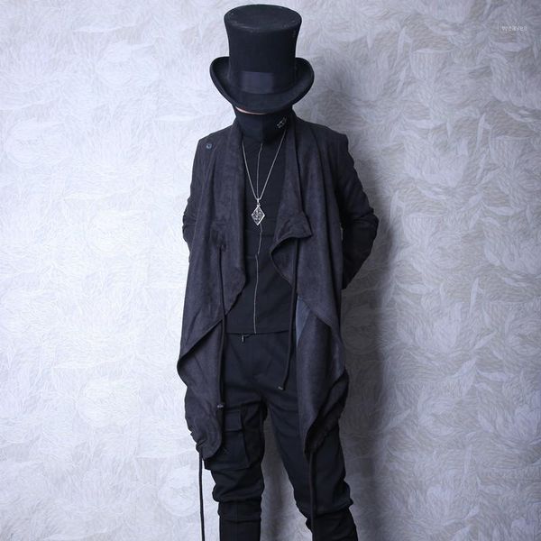 autumn and winter men's long windbreaker slim personality dark punk cloak coat mens trench coat jacket mens trench 20181, Tan;black
autumn and winter men's long windbreaker slim personality dark punk cloak coat mens trench coat jacket mens trench 20181, Tan;black