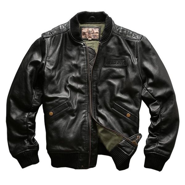 avfly 2021 men black gun leather pilot jacket 100% real sheepskin short jackets men winter russian coat
avfly 2021 men black gun leather pilot jacket 100% real sheepskin short jackets men winter russian coat