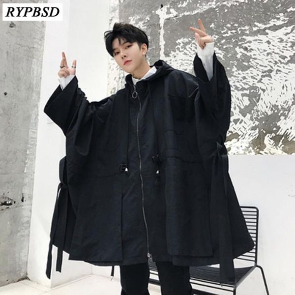 2019 new bat sleeve hooded trench mens windbreaker fashion casual hip hop coat long sleeve trench men coat1, Tan;black
2019 new bat sleeve hooded trench mens windbreaker fashion casual hip hop coat long sleeve trench men coat1, Tan;black