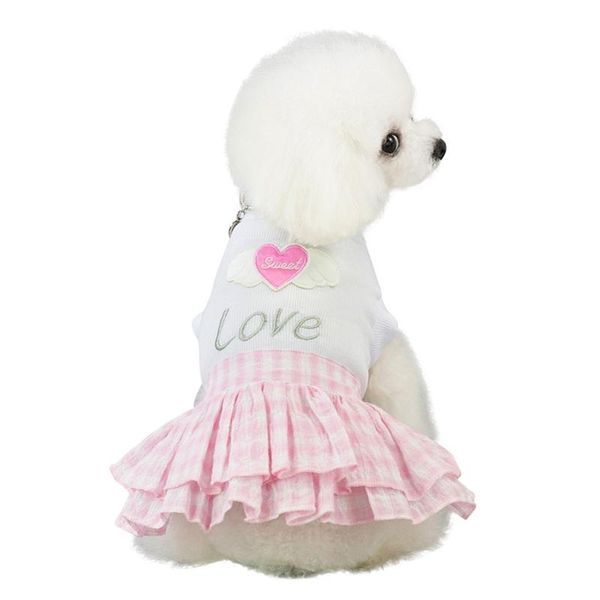 pet spring summer plaid short princess dress short sleeves breathable dress with love heart pattern for small & medium dogs
pet spring summer plaid short princess dress short sleeves breathable dress with love heart pattern for small & medium dogs