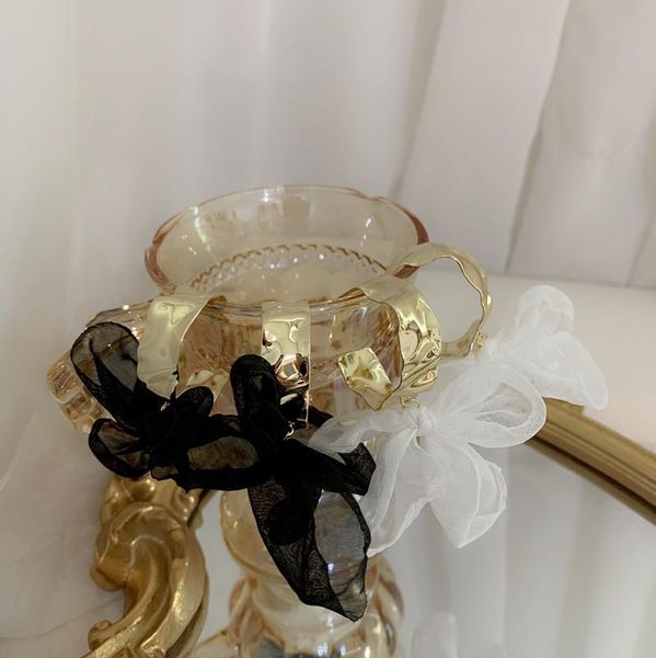 aomu fashion bowknot hoop earrings irregular hyperbole metal earrings black white lace yarn bow ribbon tassel for women, Golden;silver
aomu fashion bowknot hoop earrings irregular hyperbole metal earrings black white lace yarn bow ribbon tassel for women, Golden;silver