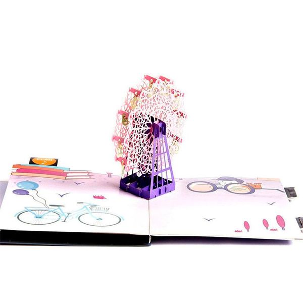 3d laser cut handmade colorful cover ferris wheel paper greeting cards postcard happy birthday party girlfriend creative gift
3d laser cut handmade colorful cover ferris wheel paper greeting cards postcard happy birthday party girlfriend creative gift