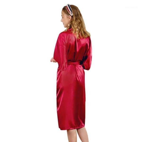 women's sleepwear imitation silk kimono bathrobe female bride bridesmaid wedding robe gown women long -2xl1, Black;red
women's sleepwear imitation silk kimono bathrobe female bride bridesmaid wedding robe gown women long -2xl1, Black;red