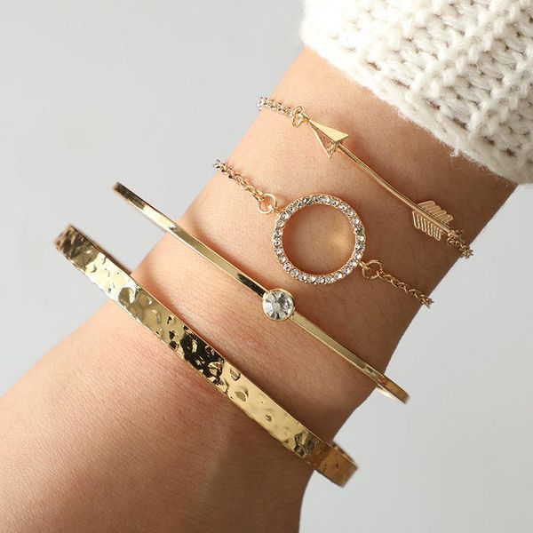 fashion crystal arrow gold chain moon leaf crystal geometry open bracelet bangle set women charm beach jewelry drop shipping, Golden;silver
fashion crystal arrow gold chain moon leaf crystal geometry open bracelet bangle set women charm beach jewelry drop shipping, Golden;silver