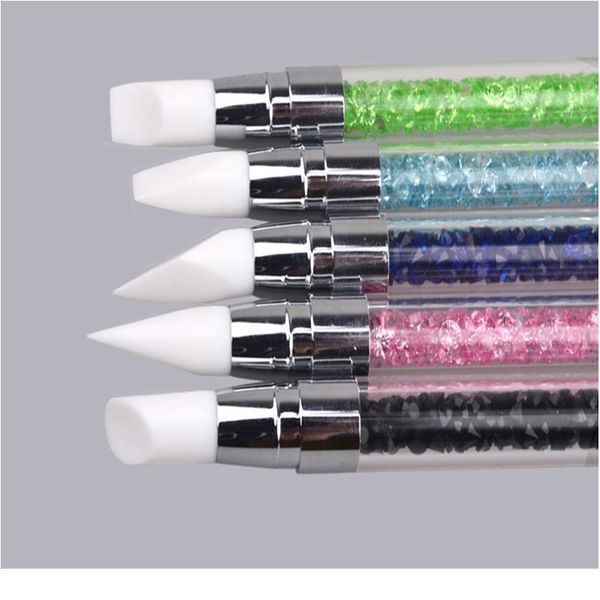 1pcs rhinestone nail art painting brushes dual tip brush sile head nail brush diy pencil acrylic quart jllghd, Silver
1pcs rhinestone nail art painting brushes dual tip brush sile head nail brush diy pencil acrylic quart jllghd, Silver
