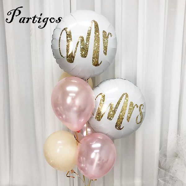 party decoration 2pcs 18inch round white gold glitter print mr&mrs love balloons bride marriage wedding valentine's day event air globo
party decoration 2pcs 18inch round white gold glitter print mr&mrs love balloons bride marriage wedding valentine's day event air globo