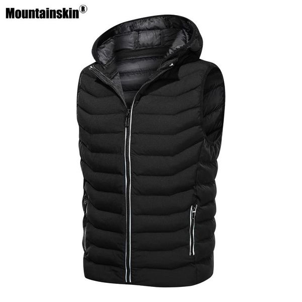 men's vests mountainskin 2021 winter hooded vest mens casual cotton thick fashion solid zipper sleeveless jacket male mt037, Black;white
men's vests mountainskin 2021 winter hooded vest mens casual cotton thick fashion solid zipper sleeveless jacket male mt037, Black;white