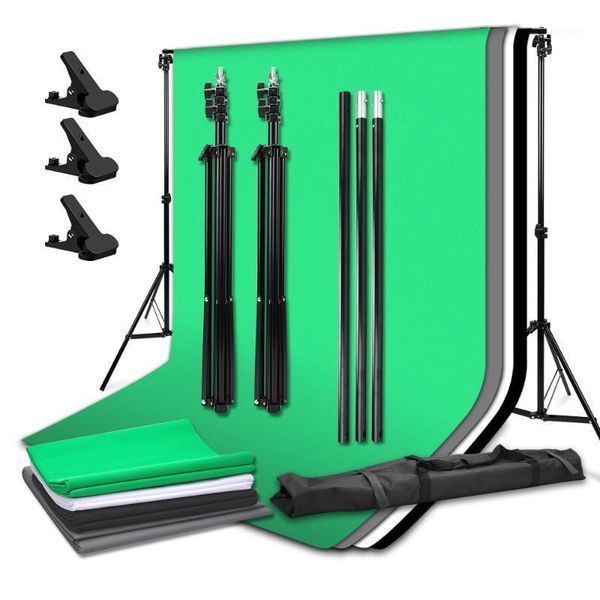 zuochen p studio adjustable backdrop support stand kit 1.6 x 3m black/white / green/gray backdrop screen for pgraphy1
zuochen p studio adjustable backdrop support stand kit 1.6 x 3m black/white / green/gray backdrop screen for pgraphy1