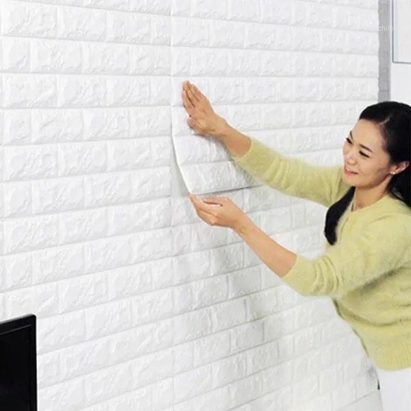10pcs 3d brick wall stickers on the wall decor foam waterproof covering diy wallpaper for kids rooms living room background1
10pcs 3d brick wall stickers on the wall decor foam waterproof covering diy wallpaper for kids rooms living room background1