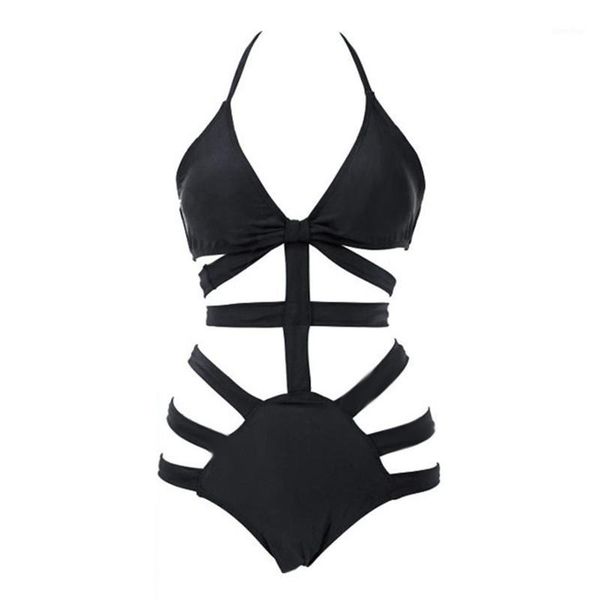 women one piece swimwear hollow out black swimsuit monokini bandeau swimwear one piece bathing suit trikini1, White;black
women one piece swimwear hollow out black swimsuit monokini bandeau swimwear one piece bathing suit trikini1, White;black