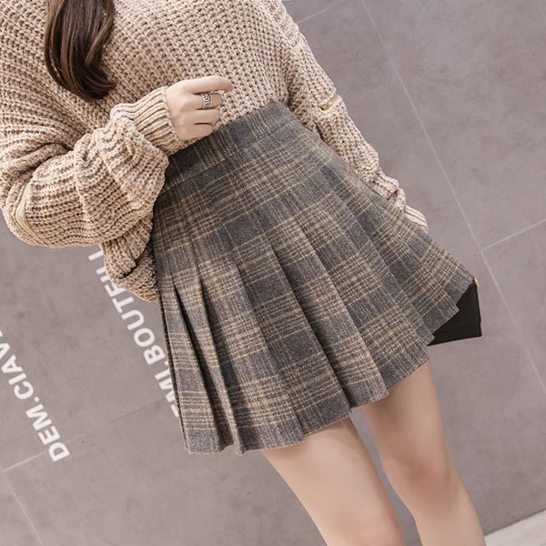 2021 new sweet autumn women plaid high waist a-line ladies pleated skirts harajuku vintage female mini skirt cnt5, Black
2021 new sweet autumn women plaid high waist a-line ladies pleated skirts harajuku vintage female mini skirt cnt5, Black
