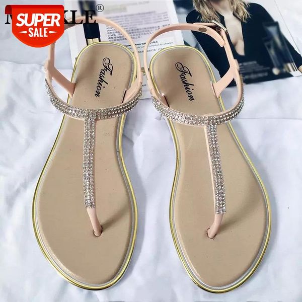 mcckle new women's flat sandals bling clip t-type fashion casual shoes women buckle beach ladies thong shoe female summer 2020 #u66c, Black
mcckle new women's flat sandals bling clip t-type fashion casual shoes women buckle beach ladies thong shoe female summer 2020 #u66c, Black