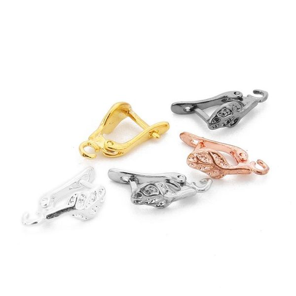 xinyao 10pcs/lot 10*19mm copper twill pattern earrings hook no pierced ear clips clasp fit women diy earring making acc jllcez, Silver
xinyao 10pcs/lot 10*19mm copper twill pattern earrings hook no pierced ear clips clasp fit women diy earring making acc jllcez, Silver
