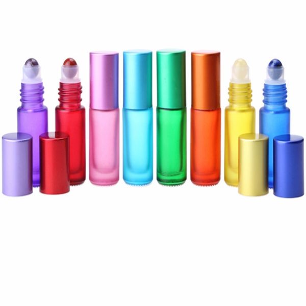 100pcs/lot 5ml glass oil bottles meal aluminum cap gemstone roller bottle empty essential oil roll on roller ball bottle
100pcs/lot 5ml glass oil bottles meal aluminum cap gemstone roller bottle empty essential oil roll on roller ball bottle
