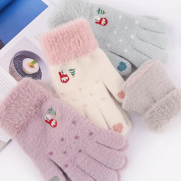 five fingers gloves velvet touch screen xmas print mittens cartoon thicken full knitted imitation mink plus soft warm women, Blue;gray
five fingers gloves velvet touch screen xmas print mittens cartoon thicken full knitted imitation mink plus soft warm women, Blue;gray