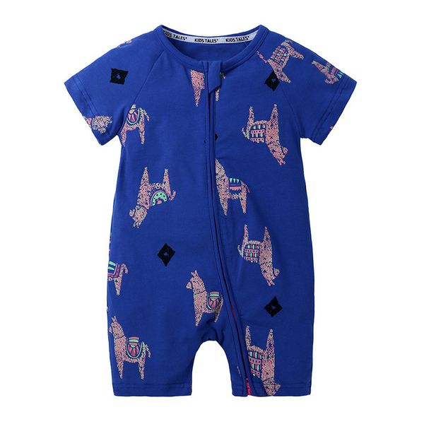 wasailong new summer new baby short-sleeved cotton jumpsuit newborn 0-2 years old baby clothes romper t200706, Blue
wasailong new summer new baby short-sleeved cotton jumpsuit newborn 0-2 years old baby clothes romper t200706, Blue