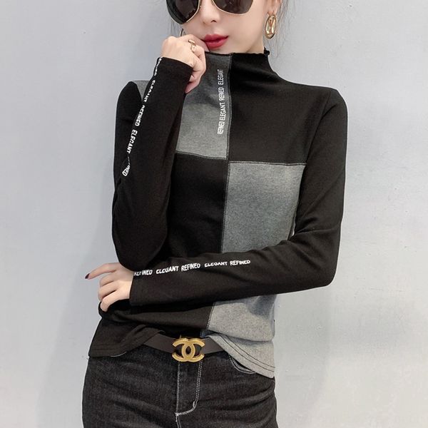 dpzkt women's t-shirt woolunderwear wool wear autumn 2020 new color fleece block half high neck slim fitting bottom f long sleeve t-shi, White
dpzkt women's t-shirt woolunderwear wool wear autumn 2020 new color fleece block half high neck slim fitting bottom f long sleeve t-shi, White