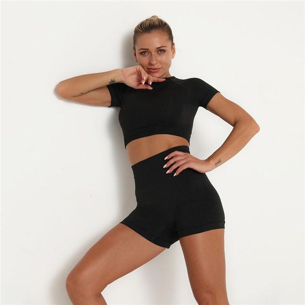 женщины бесшовные 2pcs йога set sports tops высокой талией фитнес центр шорты gym set бег спортивная workout одежда спортивные костюмы, White;black
женщины бесшовные 2pcs йога set sports tops высокой талией фитнес центр шорты gym set бег спортивная workout одежда спортивные костюмы, White;black
