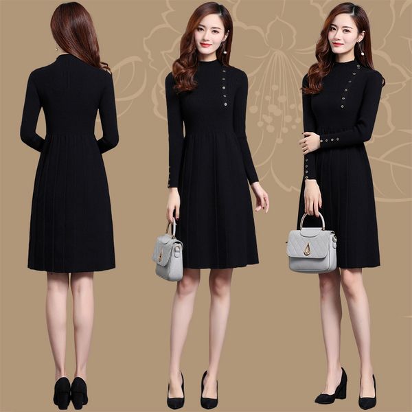new fashion autumn winter women long sweater dress pullovers warm knitted sweaters pullover dresses lady 201111, Black;gray
new fashion autumn winter women long sweater dress pullovers warm knitted sweaters pullover dresses lady 201111, Black;gray