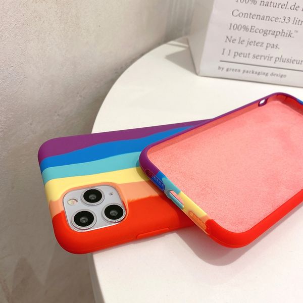 rainbow gradient phone case for iphone 11 pro max x xs max xr silicone liquid cover for iphone 7 8 6s 6 plus se2020
rainbow gradient phone case for iphone 11 pro max x xs max xr silicone liquid cover for iphone 7 8 6s 6 plus se2020