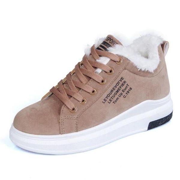 women's shoes winter women boots warm fur plush lady casual shoes lace up fashion sneakers zapatillas mujer platform snow boots, Black
women's shoes winter women boots warm fur plush lady casual shoes lace up fashion sneakers zapatillas mujer platform snow boots, Black
