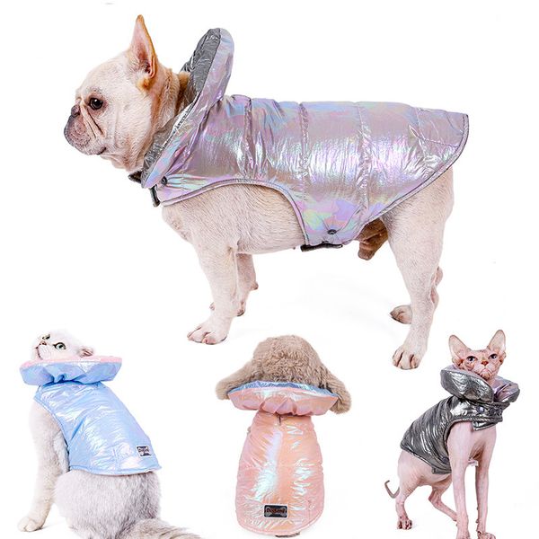 double-sided pet dog clothes autumn winter warm windbreaker for dogs cats multicolor cotton vest pet down jacket
double-sided pet dog clothes autumn winter warm windbreaker for dogs cats multicolor cotton vest pet down jacket