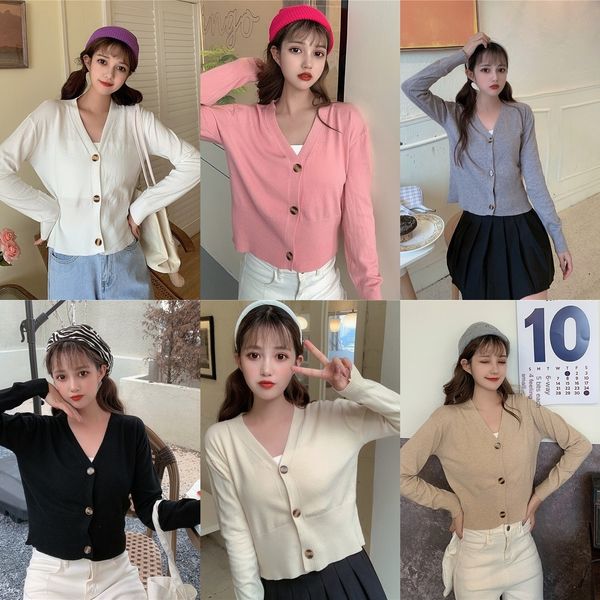 2020 autumn winter winter women's coat new korean version of soft waxy knitted cardigan women's short sweater small coat thin oute, White;black
2020 autumn winter winter women's coat new korean version of soft waxy knitted cardigan women's short sweater small coat thin oute, White;black