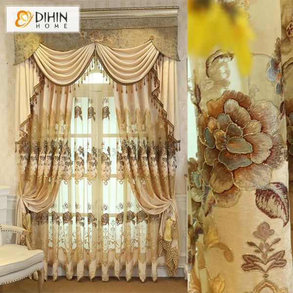 luxury blackout curtains for living room floral embroidered window treatment drapes
luxury blackout curtains for living room floral embroidered window treatment drapes
