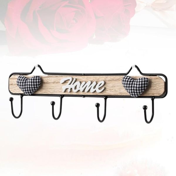 hooks & rails wall mounted hook rack wood iron hangers hanging towel rail home clothes coats organizer for kitchen bedroom bathroom (4 ho
hooks & rails wall mounted hook rack wood iron hangers hanging towel rail home clothes coats organizer for kitchen bedroom bathroom (4 ho