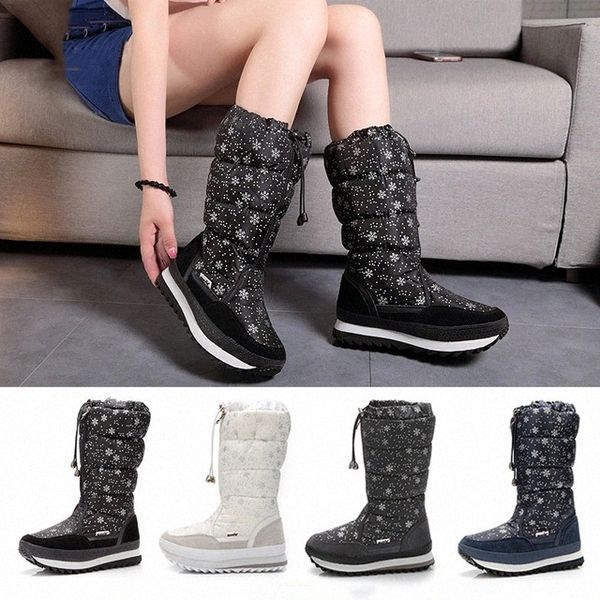 women boots keep warm snow boots with platform winter shoes woman 2019 waterproof mid-calf fashion heels botas mujer #n860, Black
women boots keep warm snow boots with platform winter shoes woman 2019 waterproof mid-calf fashion heels botas mujer #n860, Black