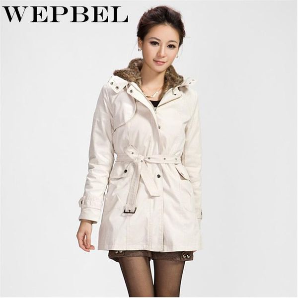 women's down & parkas wepbel fur hooded ladies female long pockets warm thick belt women winter full sleeve button zipperjackets coat, Black
women's down & parkas wepbel fur hooded ladies female long pockets warm thick belt women winter full sleeve button zipperjackets coat, Black