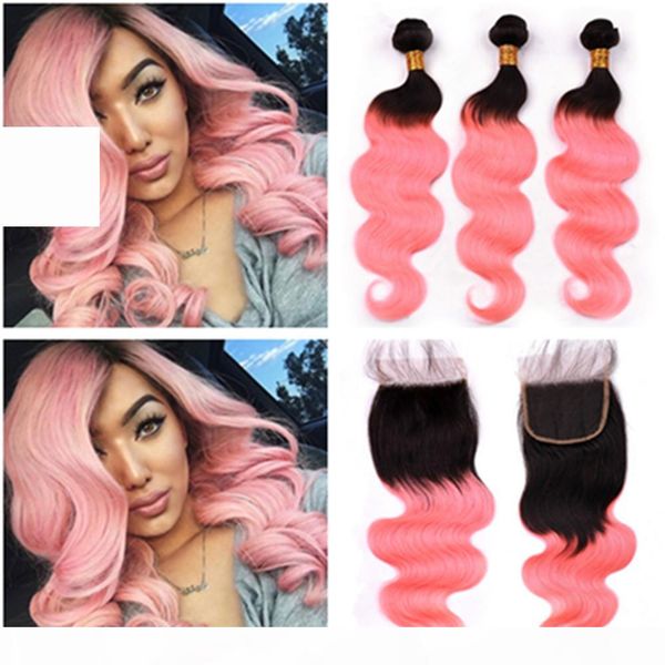 virgin peruvian ombre pink human hair body wave weave bundles 3pcs and closure #1b rose gold ombre hair wefts with 4x4 lace closure, Black
virgin peruvian ombre pink human hair body wave weave bundles 3pcs and closure #1b rose gold ombre hair wefts with 4x4 lace closure, Black