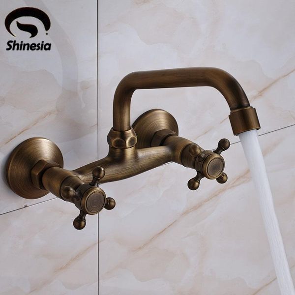 antique brass bathroom sink faucet dual handles double holes bathtub mixer tap wall mount
antique brass bathroom sink faucet dual handles double holes bathtub mixer tap wall mount