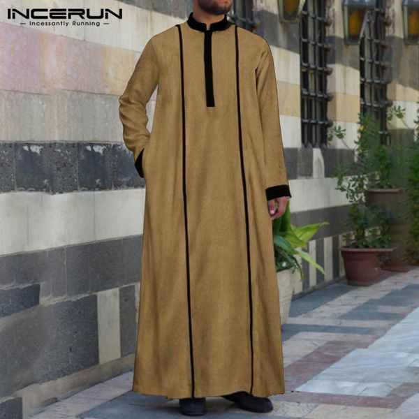 incerun мужчины лоскутная кафтан мусульманская одеяния solid color saudi arabic одежда с длинным рукавом стенд воротник джубба thobe dubai, Red
incerun мужчины лоскутная кафтан мусульманская одеяния solid color saudi arabic одежда с длинным рукавом стенд воротник джубба thobe dubai, Red