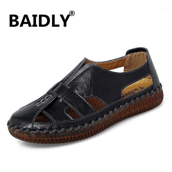 sandals men summer genuine leather outdoor sandals comfy beach shoes casual flat breathable men's shoes1, Black
sandals men summer genuine leather outdoor sandals comfy beach shoes casual flat breathable men's shoes1, Black