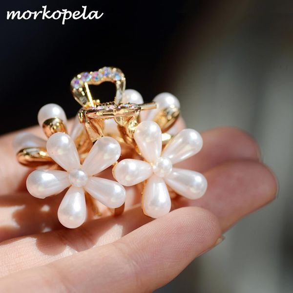 morkopela fashion simulated pearls flower hair claw crab wedding bridal pearl hair clip accessories metal pin for women, Golden;silver
morkopela fashion simulated pearls flower hair claw crab wedding bridal pearl hair clip accessories metal pin for women, Golden;silver
