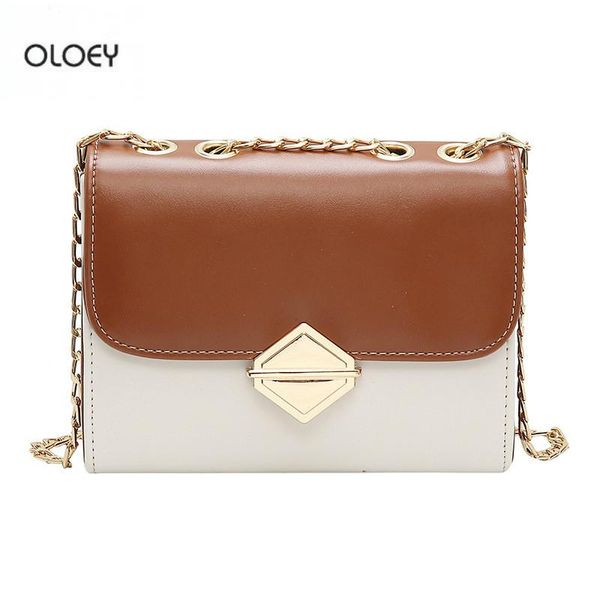 oloey women high-quality leather bag fashion square lock chain single shoulder messenger bag simple contrast color clutch
oloey women high-quality leather bag fashion square lock chain single shoulder messenger bag simple contrast color clutch
